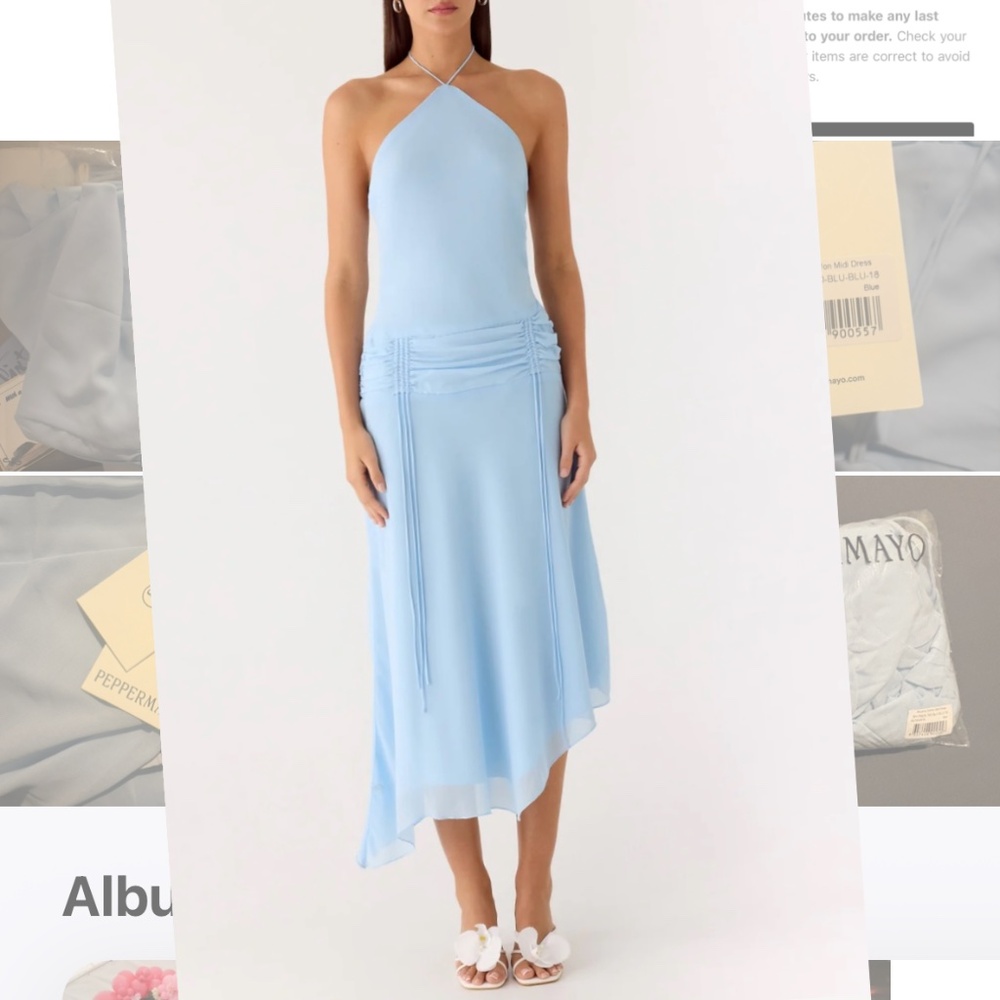 Peppermayo blue dress - NWT